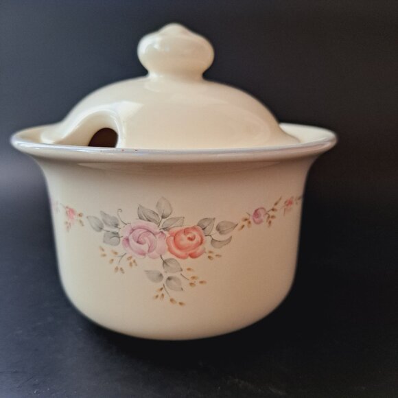 Vintage Pfaltzgraff Stoneware "Trousseau" Sugar Bowl Retired 022 - Picture 7 of 7